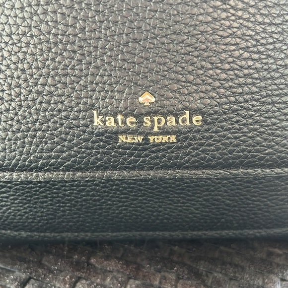 KATE SPADE black pebble leather shoulder bag - Picture 2 of 8